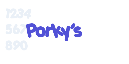 Porky’s-font-download