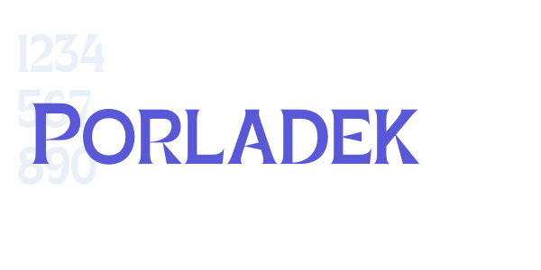 Porladek font