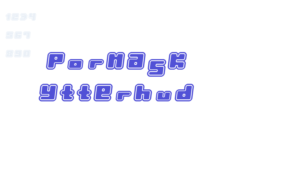 Pormask Ytterhud-font-download