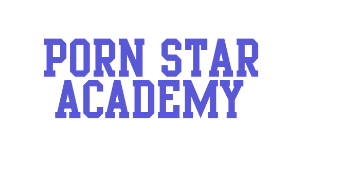 Porn Star Academy Font Download