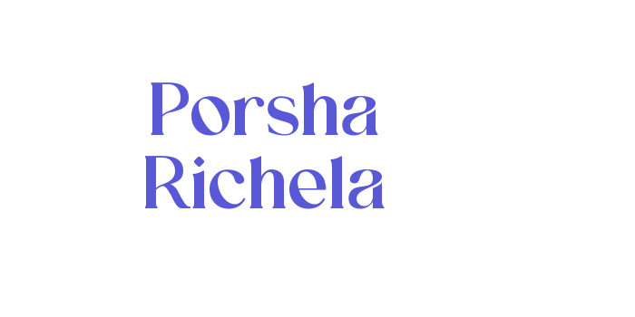 Porsha Richela Font Download