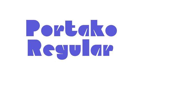 Portako Regular Font Download