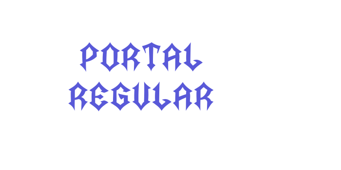 Portal Regular Font Download