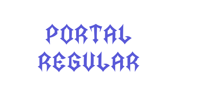 Portal Regular Font