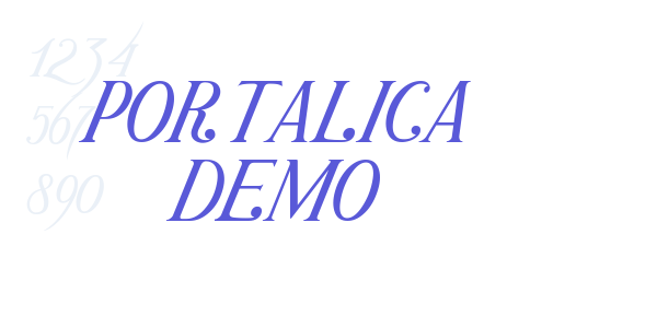 Portalica DEMO font free