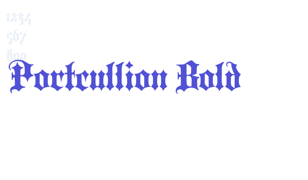 Portcullion Bold-font-download