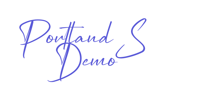 Portland S Demo Font Download