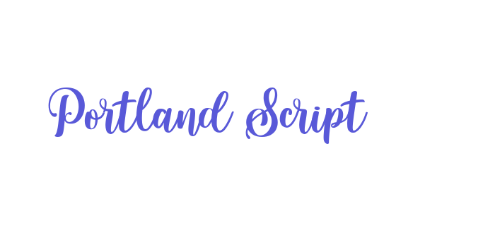 Portland Script Font Download