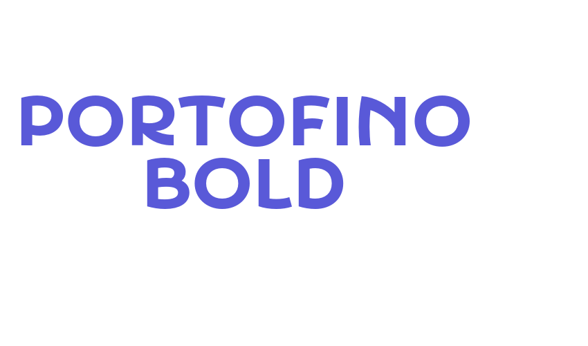 Portofino Bold Font