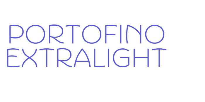 Portofino ExtraLight Font Download