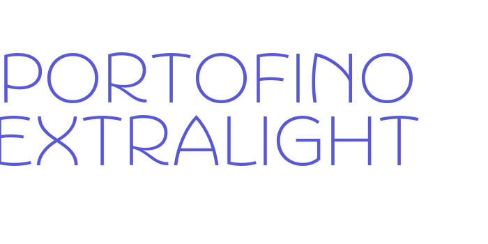 Portofino ExtraLight Font