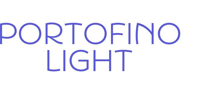 Portofino Light Font