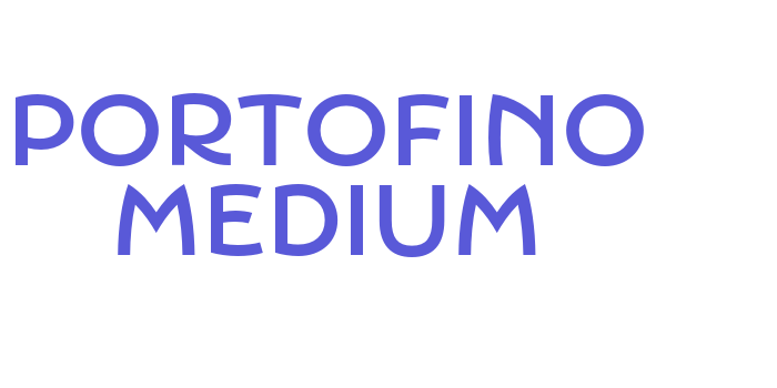 Portofino Medium Font Download