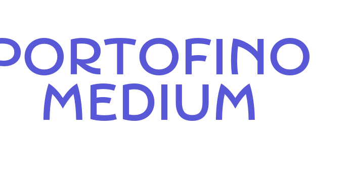 Portofino Medium Font