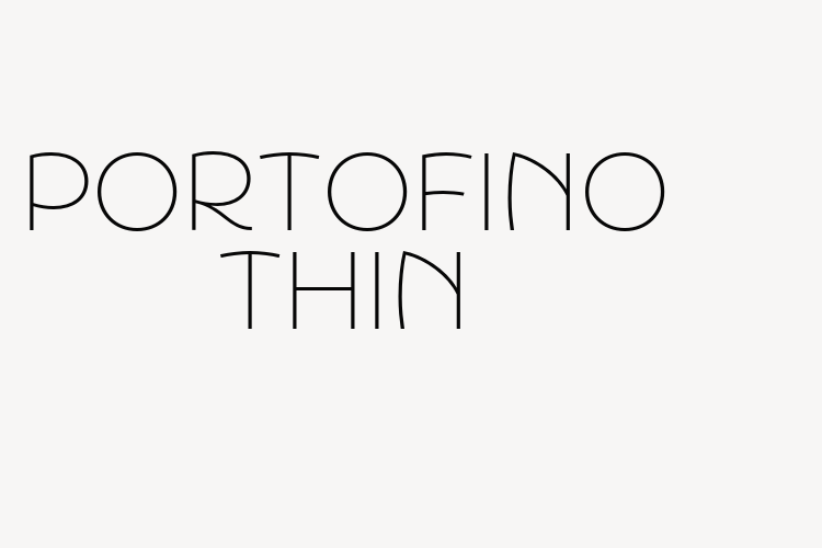 Portofino Thin font download