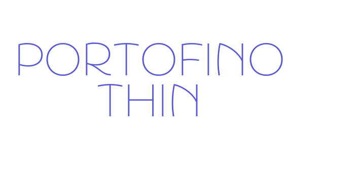 Portofino Thin Font Download