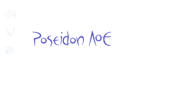 Poseidon AOE font free