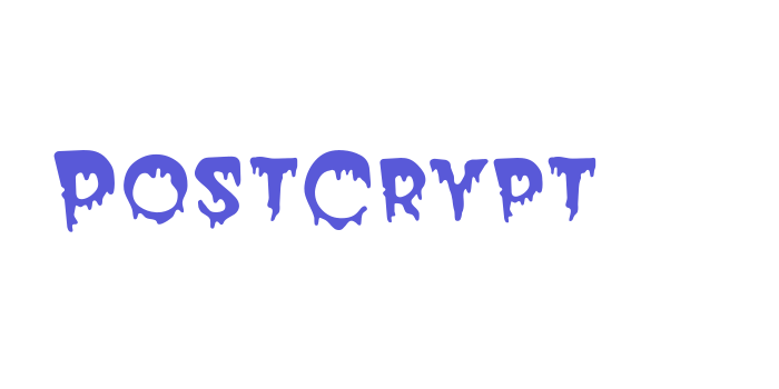 PostCrypt Font Download