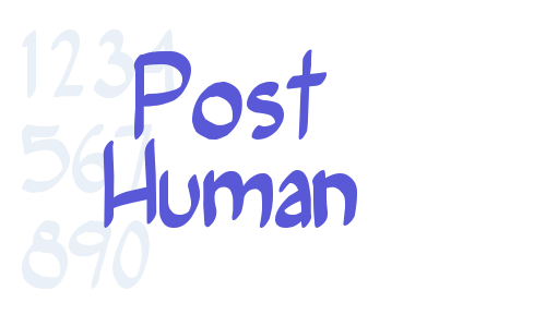 Post Human Font Download