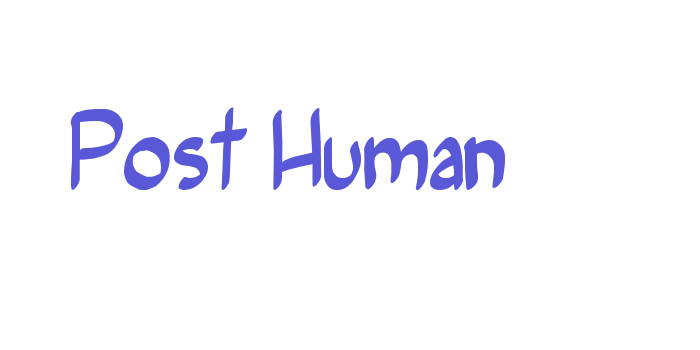 Post Human Font Download