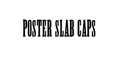 Poster Slab Caps