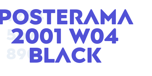 Posterama 2001 W04 Black-font-download