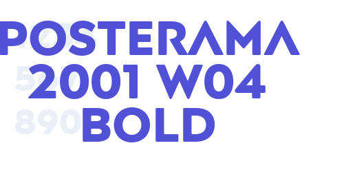 Posterama 2001 W04 Bold-font-download