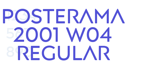 Posterama 2001 W04 Regular-font-download