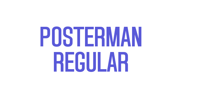 Posterman Regular Font Download