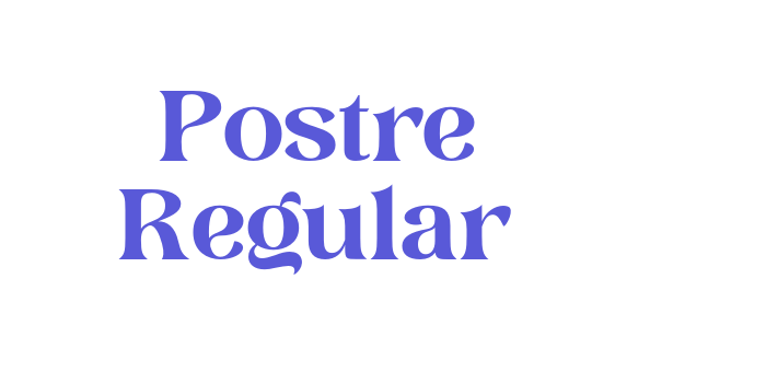 Postre Regular Font