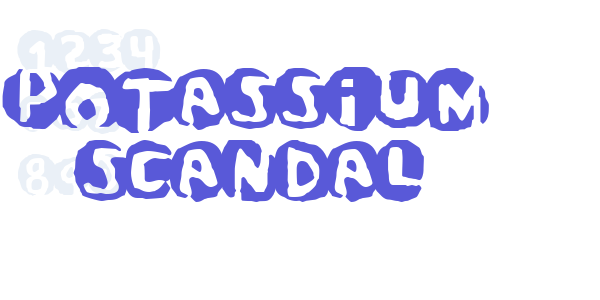 Potassium Scandal font