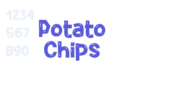 Potato Chips font