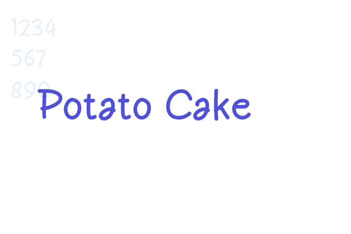 Potato Cake font download