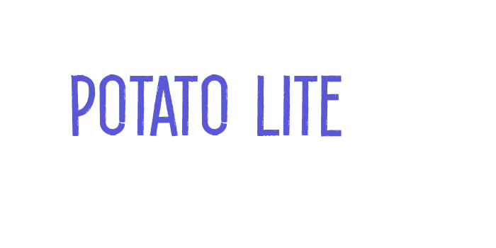 Potato Lite Font