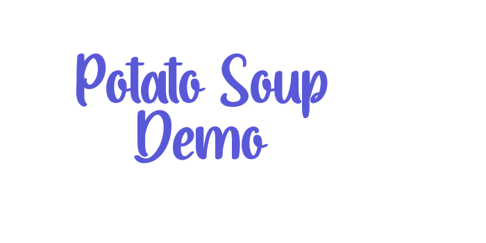 Potato Soup Demo Font Download