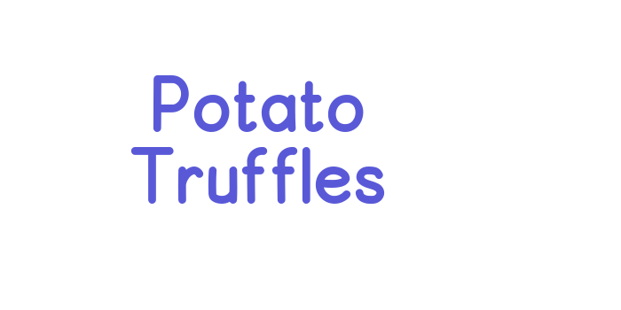 Potato Truffles Font Download