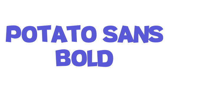 Potato sans Bold Font Download