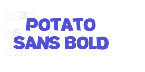 Potato sans Bold-font-download
