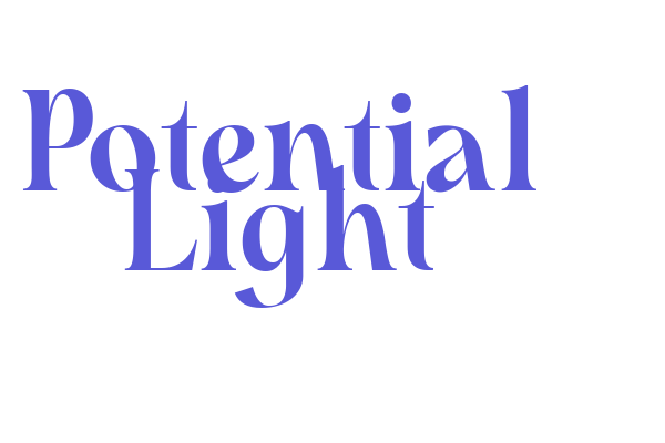 Potential Light Font