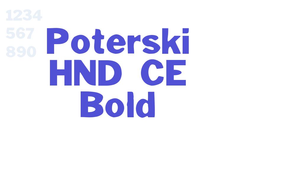 Poterski HND CE Bold-font-download