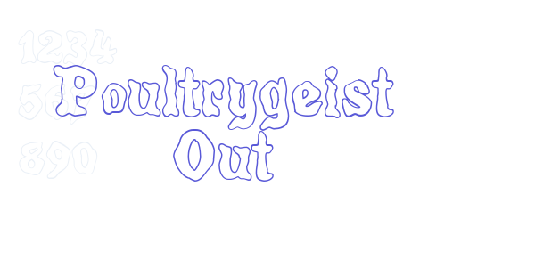 Poultrygeist Out font free