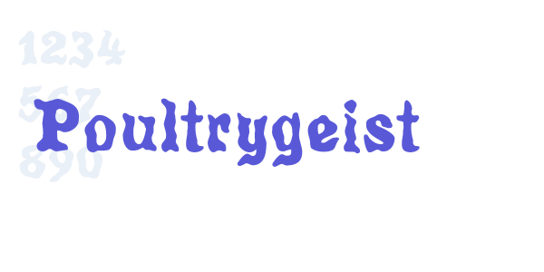 Poultrygeist font free