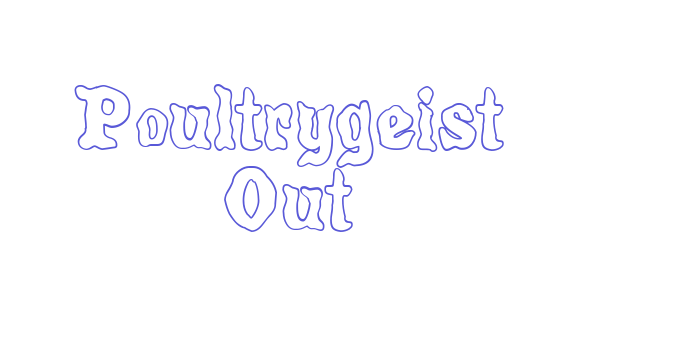 Poultrygeist Out Font Download