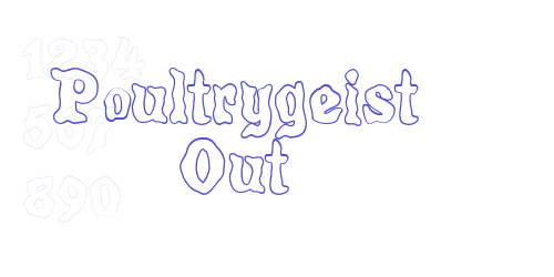 Poultrygeist Out-font-download