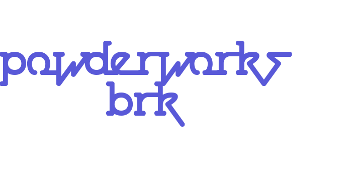 Powderworks BRK Font Download