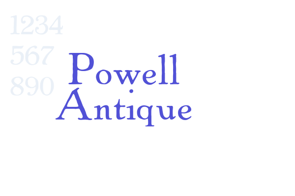 Powell Antique Font Download