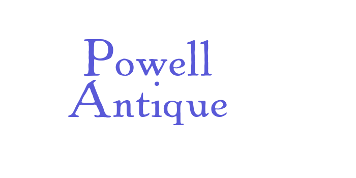 Powell Antique Font Download