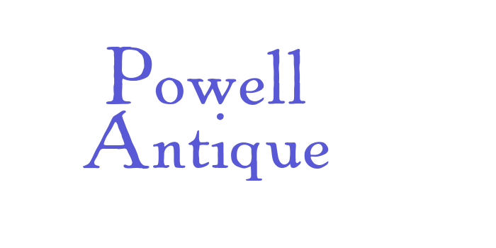 Powell Antique Font