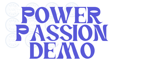 Power Passion Demo font free