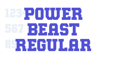 Power Beast Regular-font-download